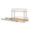Household Essentials Glidez Wood 2-Tier Cabinet Organizer